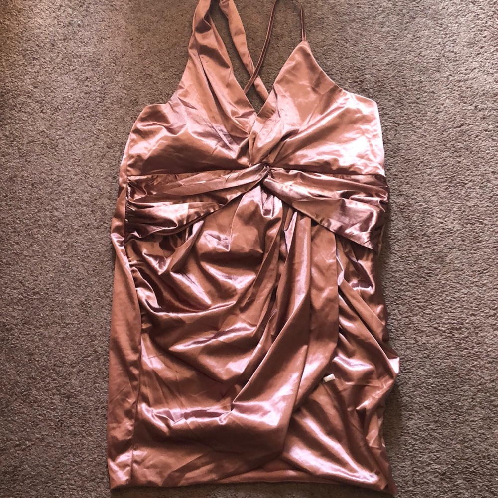 Rose gold dress
